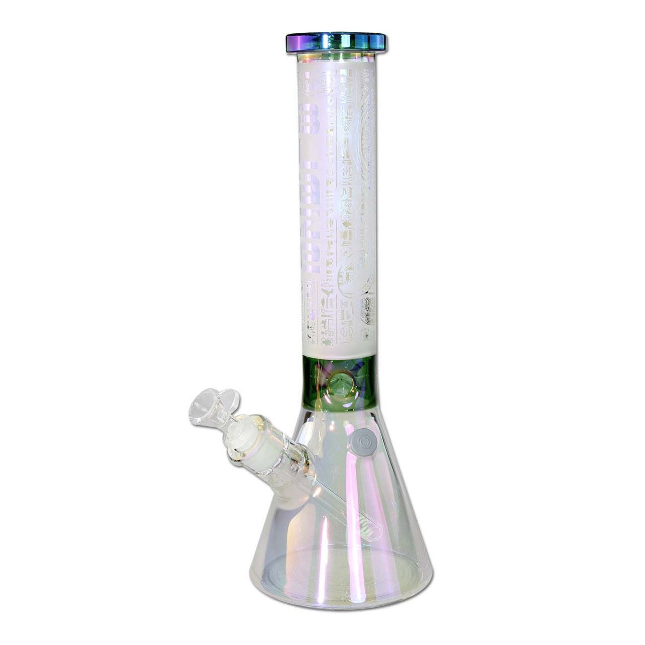 BLAZE GLASS Sphinx Beaker Bong Ice bong 7 mm ghiaccio