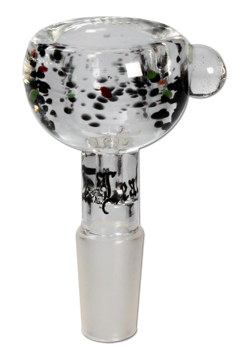 Glass Bowl solid 3-4mm Hole braciere in vetro