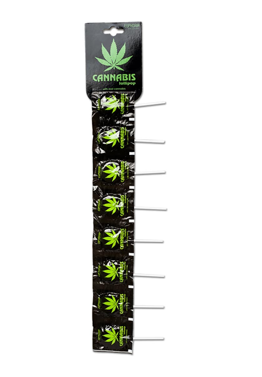 Euphoria Lollipops Cannabis lecca lecca al gusto canapa