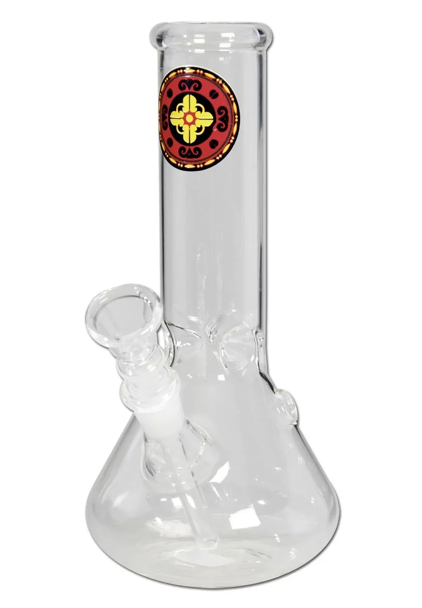 Mandala Glass Bong Ice mini bong in vetro