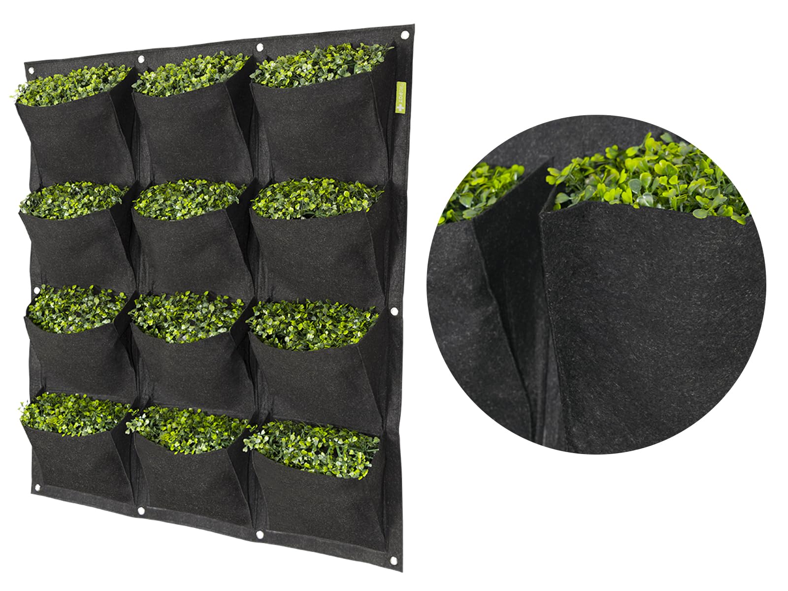 Garden HighPro PROPOT WALL 12 vaso da parete 12 scomparti in PET riciclato