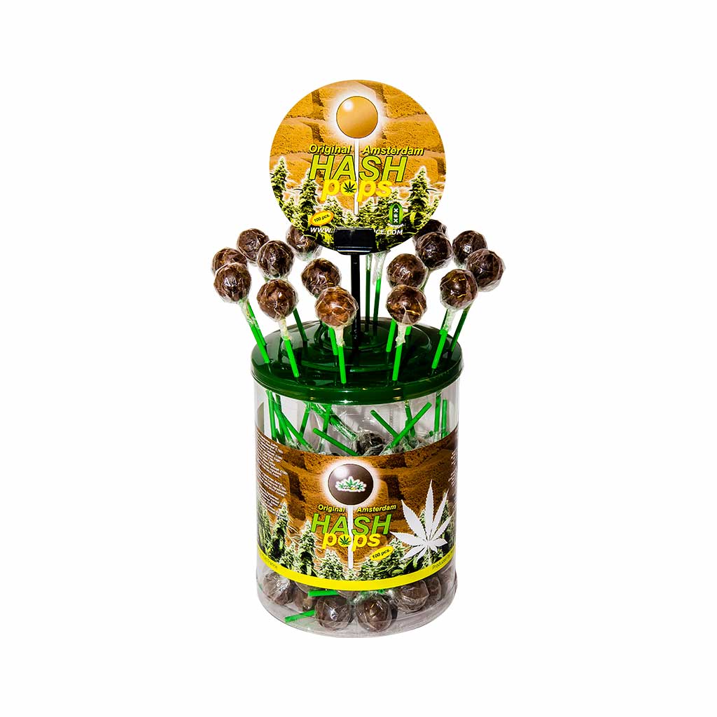 Plantadiscount Alimenti ED5029 lecca lecca gusto hash 100 pezzi senza THC