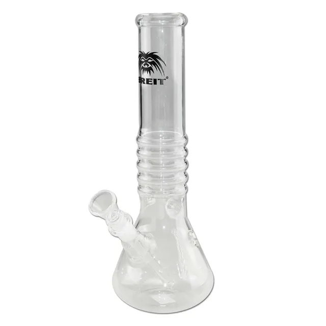 BREIT Ice Bong grooved Tube bong con camera per ghiaccio in borosilicato