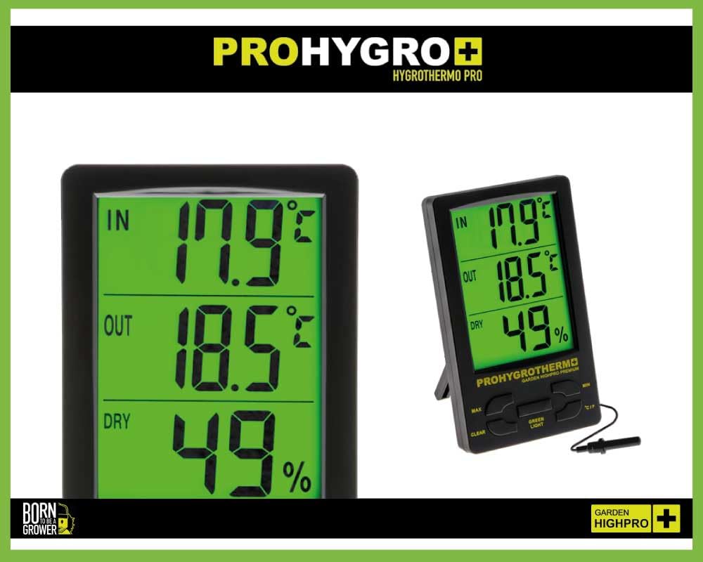 Garden HighPro Termoigrometro da interno LCD min e max
