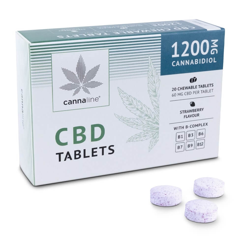 Cannaline Compresse masticabili con CBD compresse 600, 1200 o 1800 mg