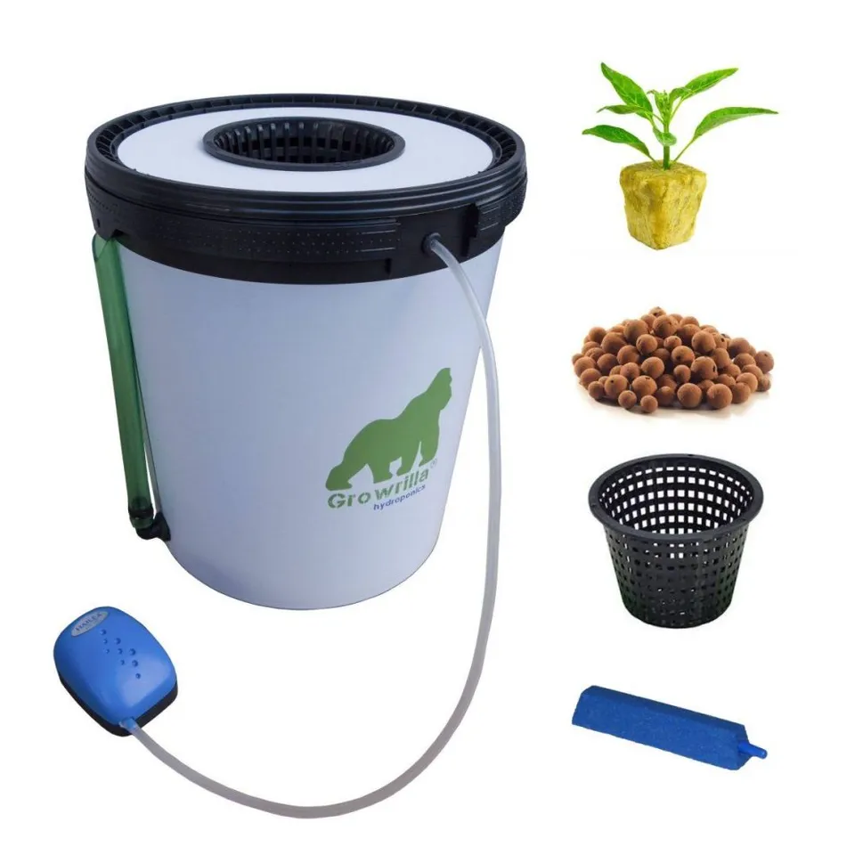 Aquaponic Design RDWC impianto idroponico da 1 a 18 vasi