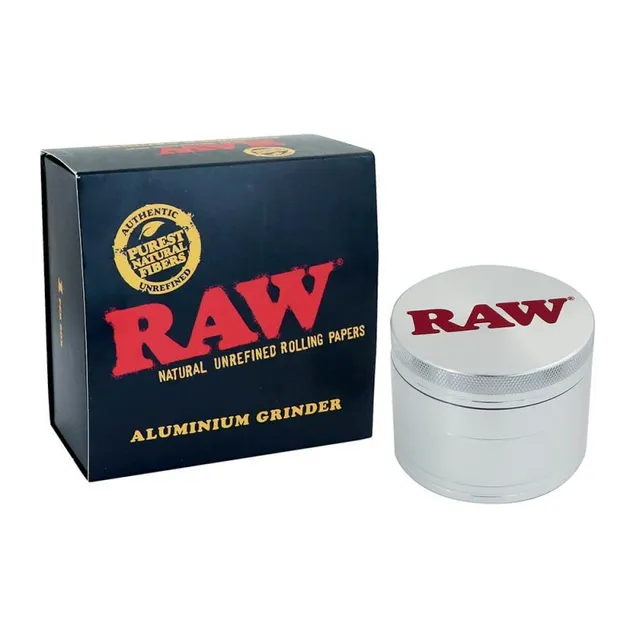 RAW Parafernalia GRINDER IN ALLUMINIO 56MM 4 PARTI grinder 56 mm 1 pezzo