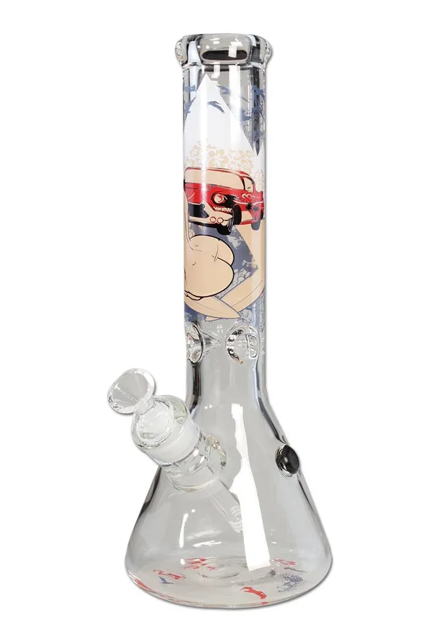 Plantadiscount Parafernalia CALIFORNIA Glass Bong Ice in borosilicato 7 mm