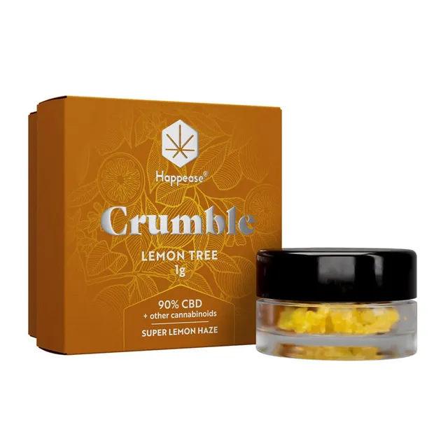 Happease Extracts LemonCrumble estratto CBD 90% 1 g