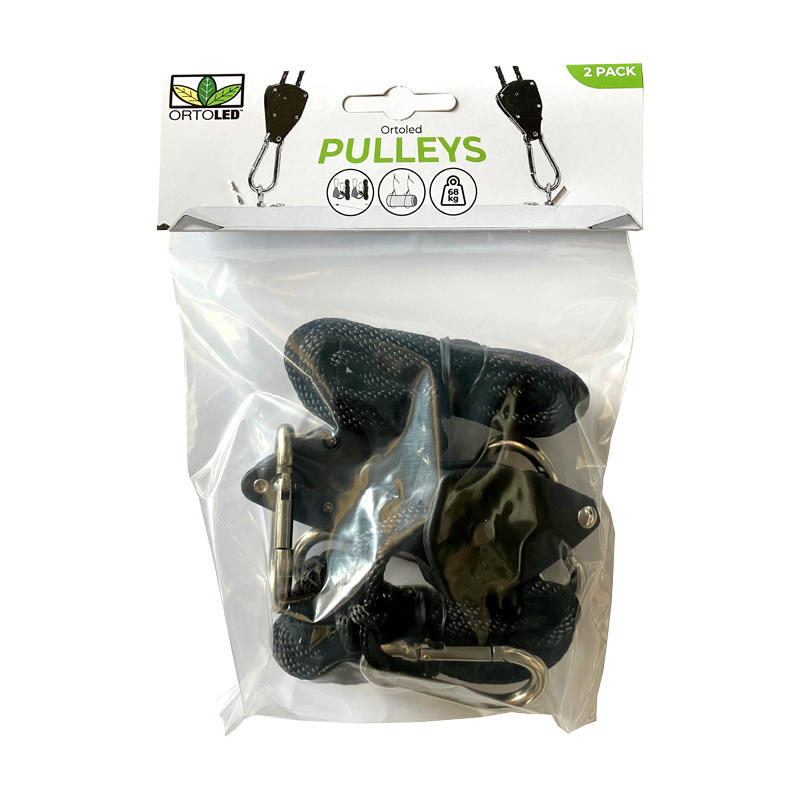Ortoled Pulleys carrucole per lampada set 2 pezzi portata 68 kg