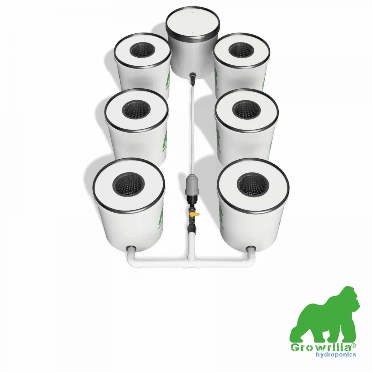 Aquaponic Design RDWC impianto idroponico da 1 a 18 vasi