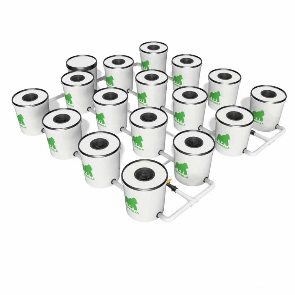 Aquaponic Design RDWC impianto idroponico da 1 a 18 vasi