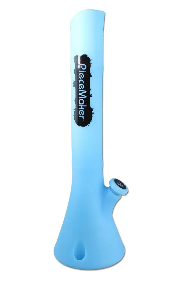 PieceMaker Parafernalia Kahuna Indy Glow bong in silicone