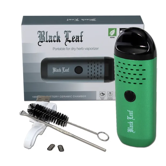 Black Leaf Mini-Vaporizer for Herbs vaporizzatore per erbe secche