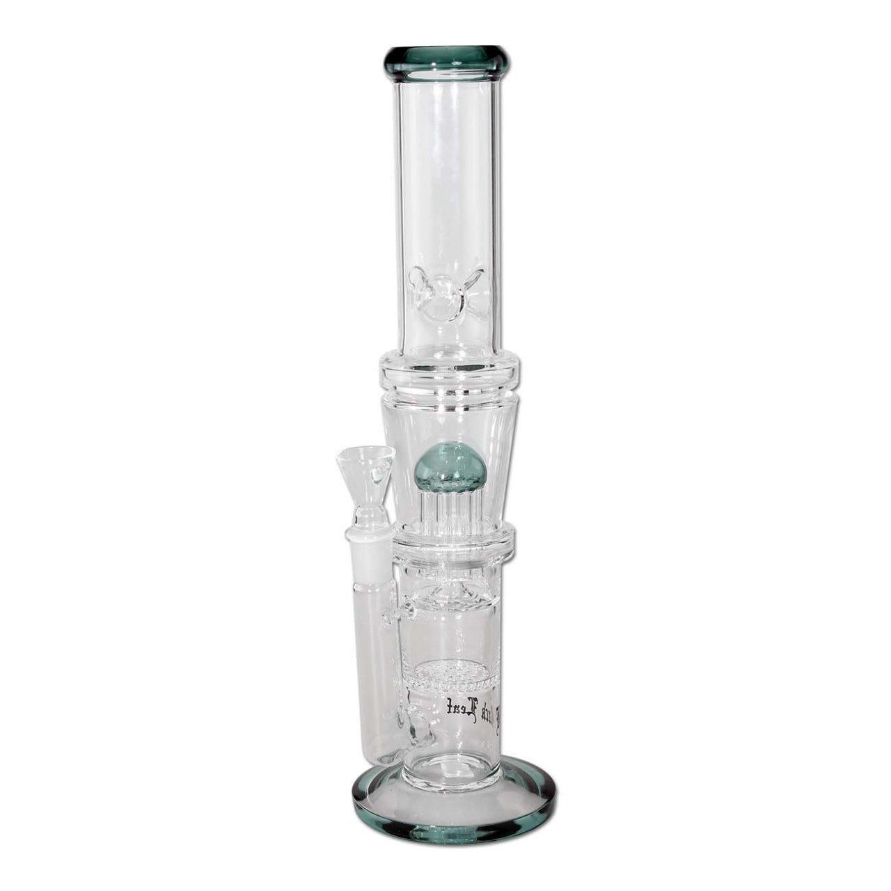 Black Leaf Ice Bong HoneyComb Tree Perco bong verde