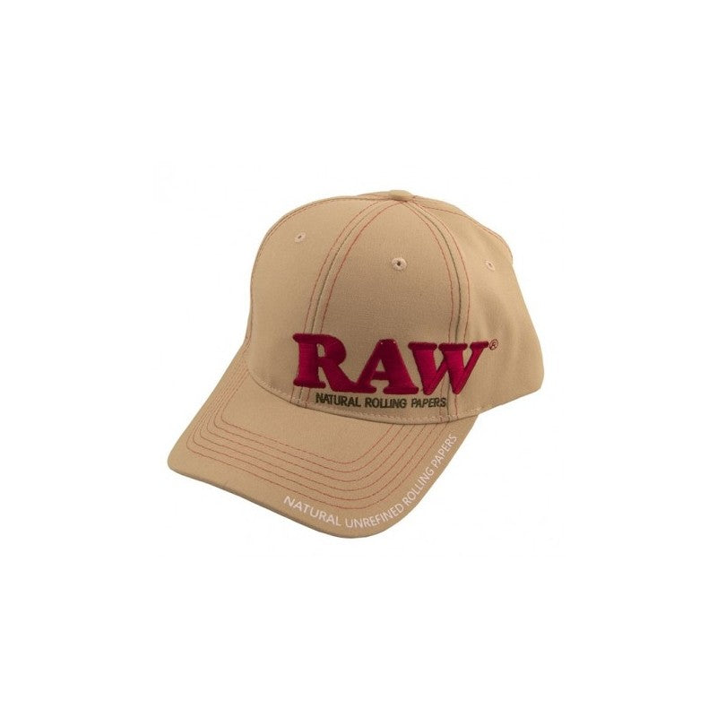 RAW cappello con visiera dritta nero e beige