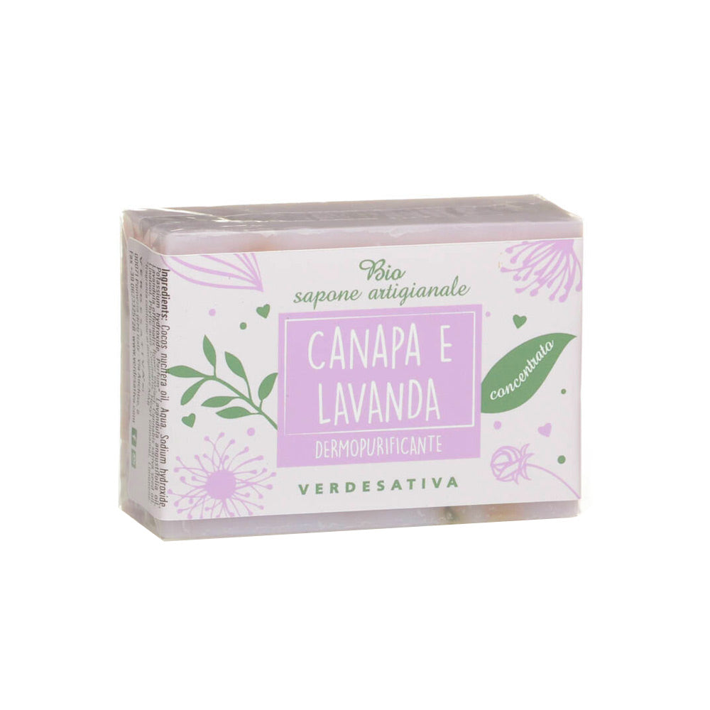 Verdesativa Biosapone Canapa sapone Rosa a freddo