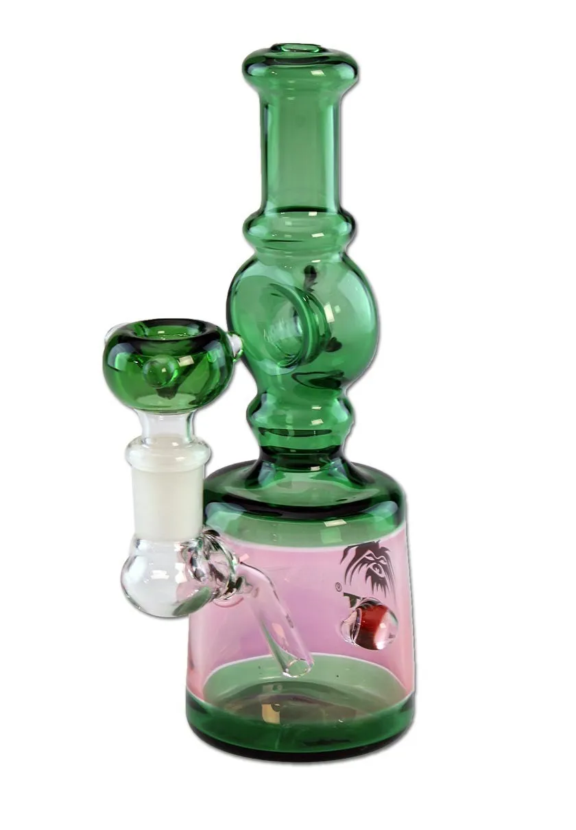 Plantadiscount Parafernalia BREIT Mini Glass Bong + Push Bowl bong compatto