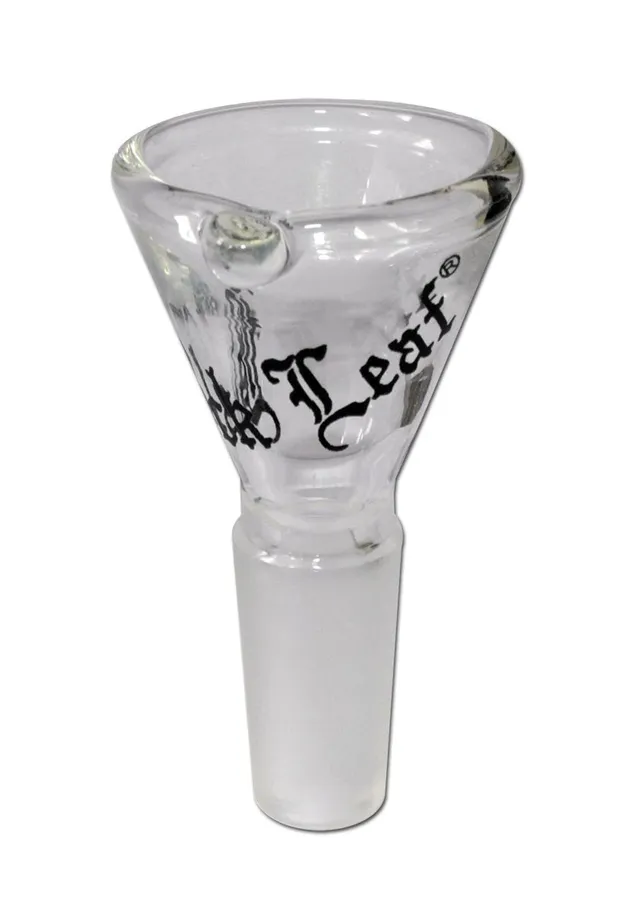 Black Leaf Parafernalia Black Leaf Glass Bowl braciere con fermo