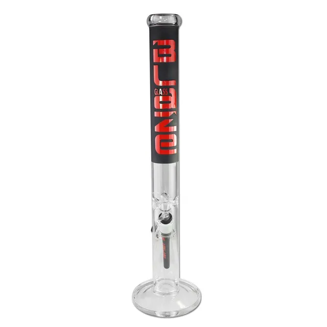 BLAZE GLASS Parafernalia STRAIGHT Cylinder Bong Ice 5 mm