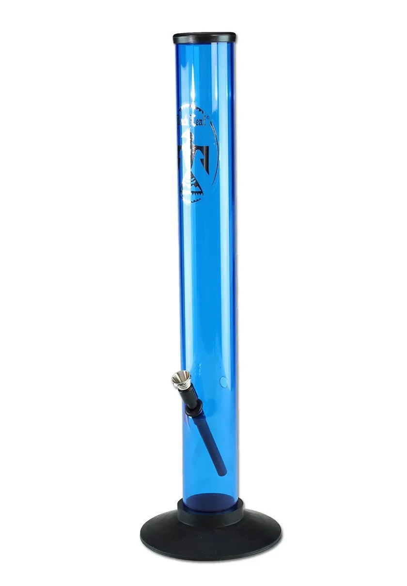 Black Leaf Parafernalia Acrylic Bong with Non-Slip Base bong acrilico