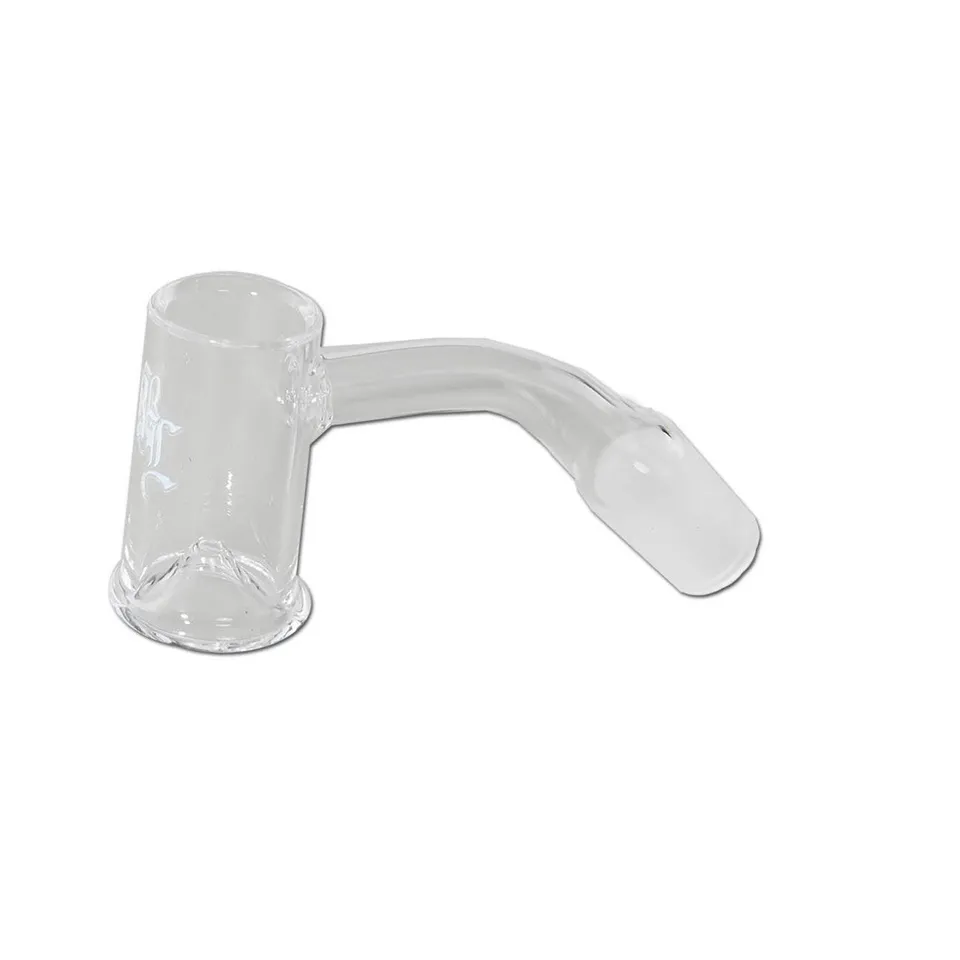 Black Leaf Round Bottom Banger banger in quarzo per dabbing