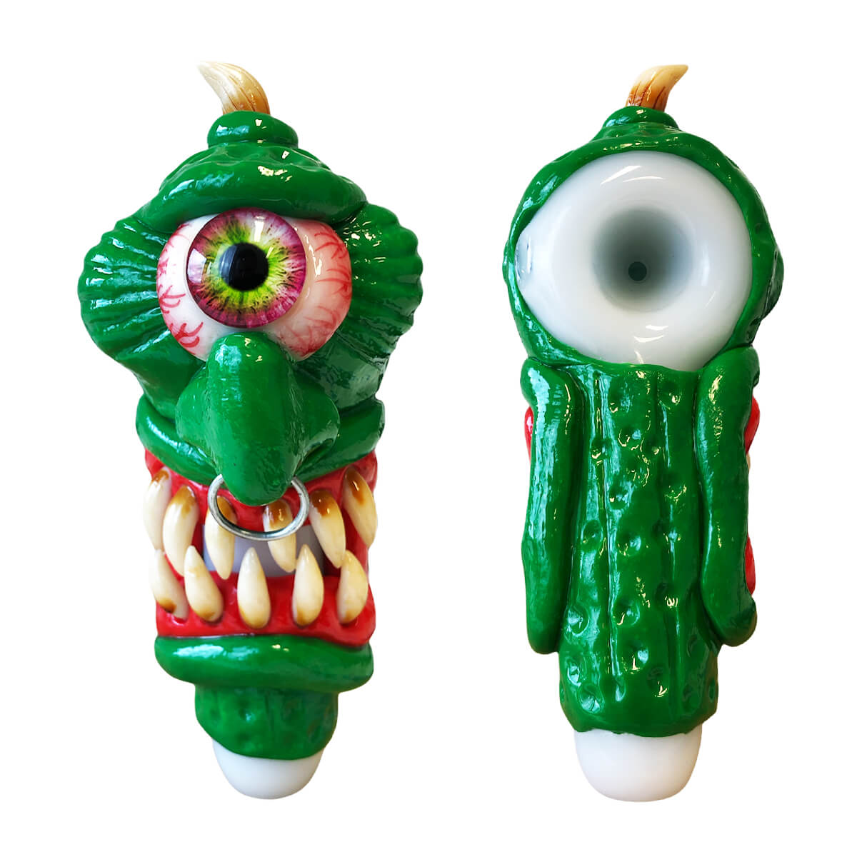 Plantadiscount Parafernalia Pipa in Vetro Monster Edition Deviated Lizard 15cm
