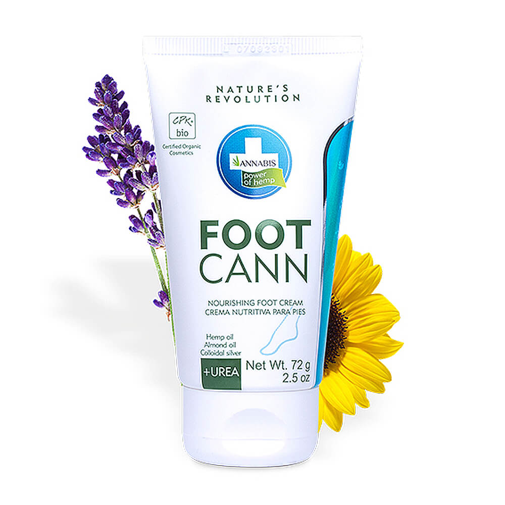 Annabis Cosmesi Footcann Crema Nutriente per i Piedi 100 ml con urea