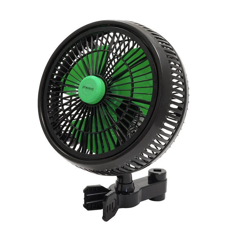 Pure Tent Controllo del clima Ventilatore oscillante Pro-Vent 25 cm a clip