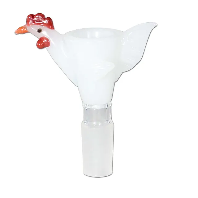 Parafernalia Herb Bowl Chicken braciere SG 14 in vetro colorato