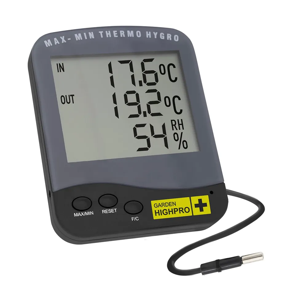 Garden HighPro THERMO-HYGROMETERS AND TIMERS Premium termoigrometro con sonda