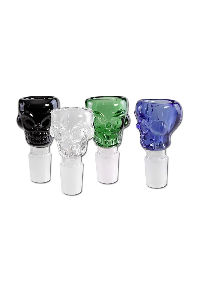 Plantadiscount Parafernalia Glass Bowl Skull Colour Mix braciere SG 19