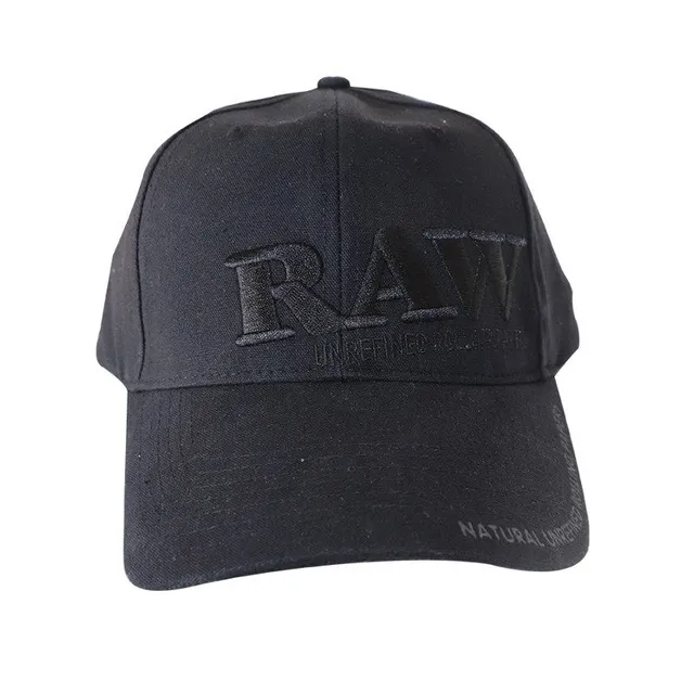 RAW cappello con visiera dritta nero e beige