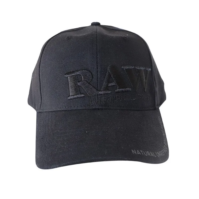 RAW cappello con visiera dritta nero e beige