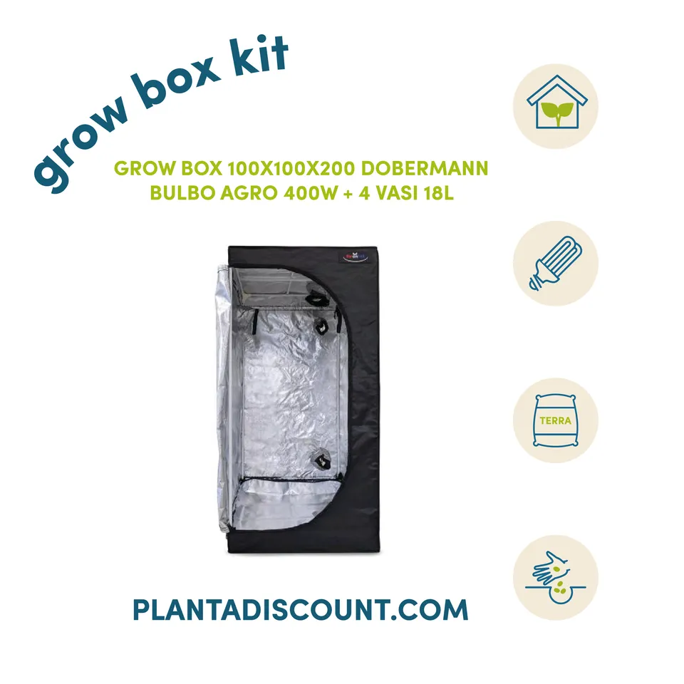 Airontek Grow Box Kit HPS 400W grow box 400 W indoor