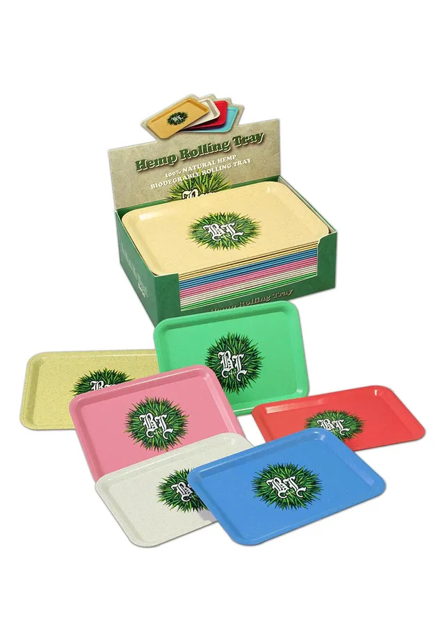 Black Leaf BL Rolling Tray vassoio biodegradabile in canapa