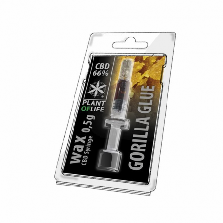Plantadiscount Cbd CBD WAX 66% GORLILA GLUE 0,5ML wax