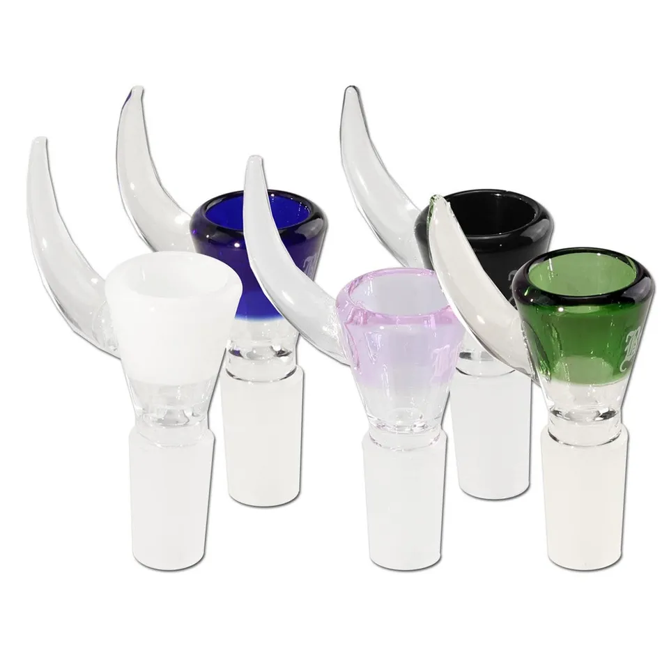 Black Leaf BL Herb Bowl with Horn braciere in vetro SG 14