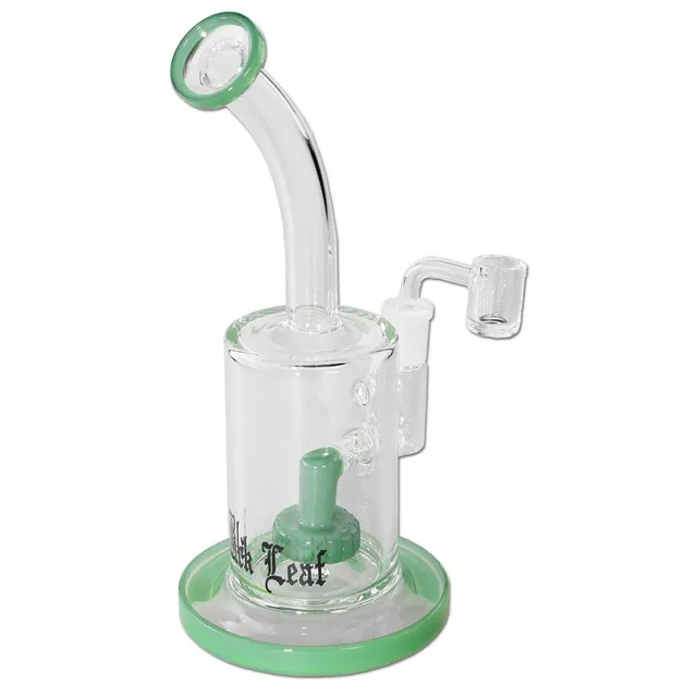 Black Leaf Parafernalia Oil Bong Drum Perco with Banger bong jade