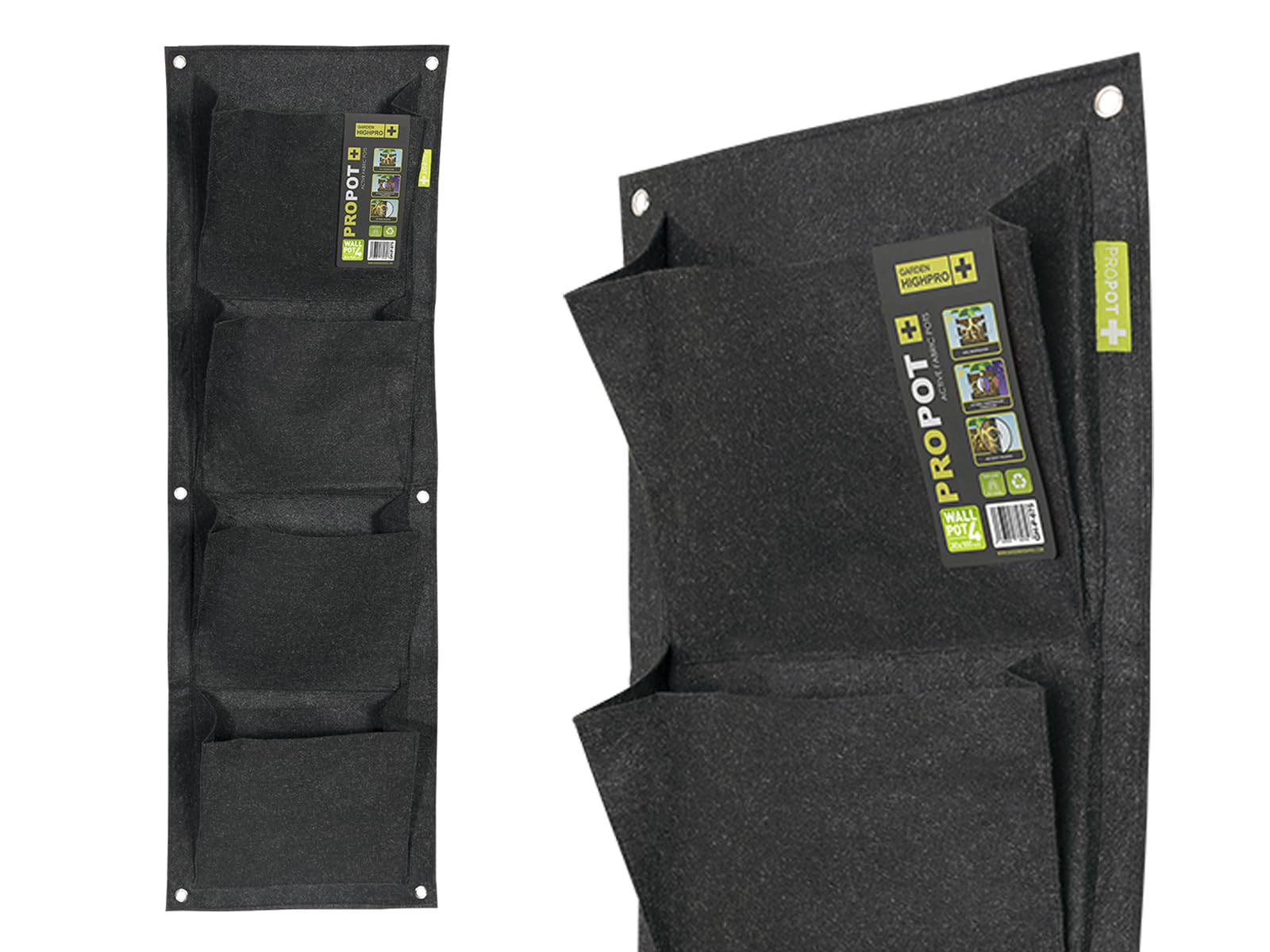 Garden HighPro PROPOT WALL 4 vaso da parete 4 scomparti in PET riciclato