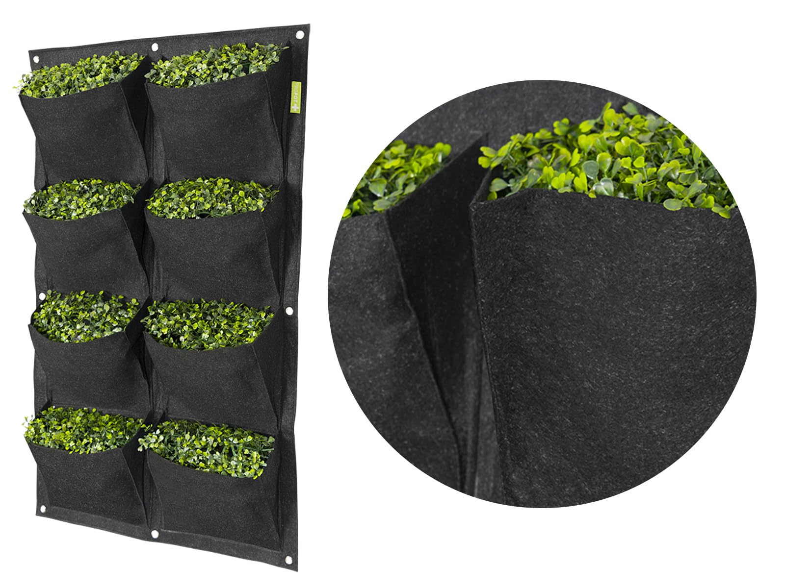 Garden HighPro PROPOT WALL 8 vaso da parete 8 scomparti in PET riciclato