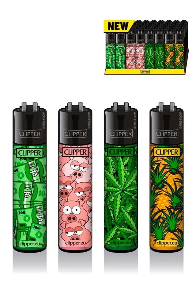 CLIPPER Lighters Mixed Pattern #1 accendino ricaricabile