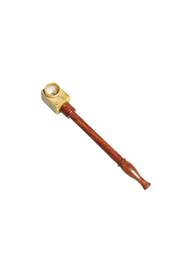 Parafernalia Rosewood Soapstone Pipe pipa in palissandro