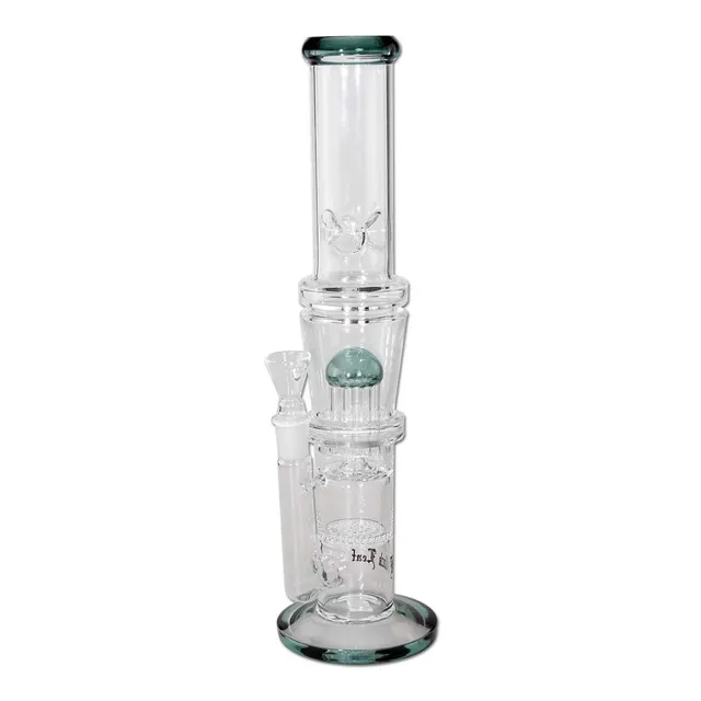 Black Leaf Ice Bong HoneyComb Tree Perco bong verde