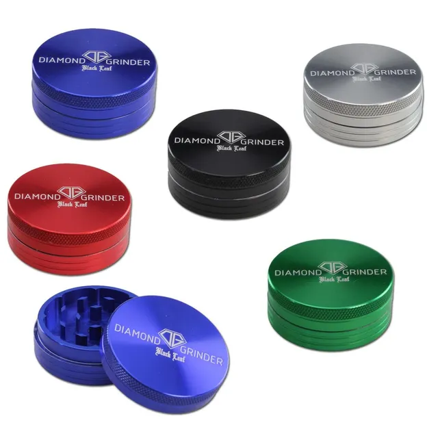 Black Leaf Parafernalia Black Leaf Diamond Grinder 2-part Aircraft Aluminium
