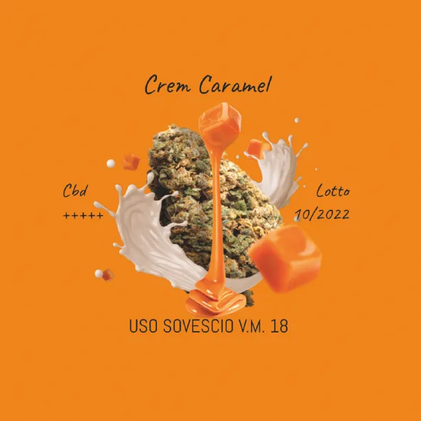 Caramel CBD infiorescenze aroma caramello
