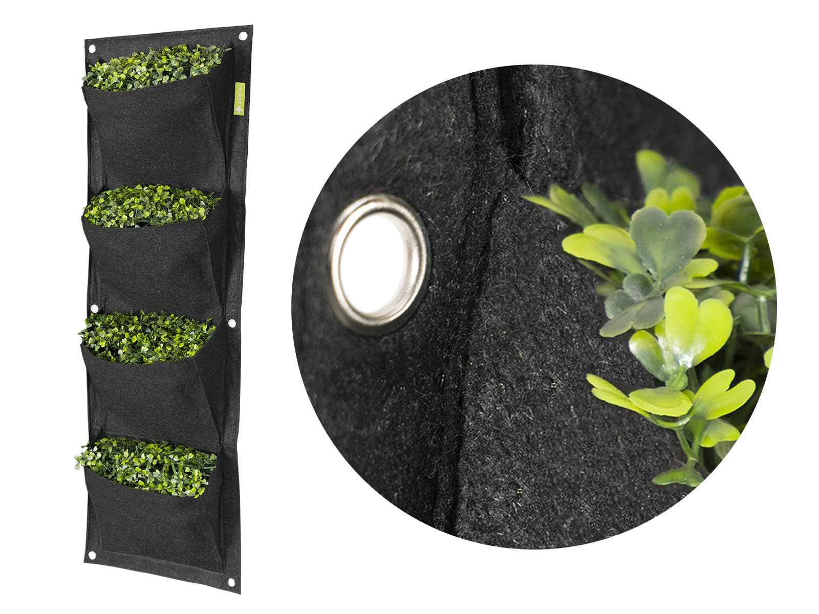 Garden HighPro PROPOT WALL 4 vaso da parete 4 scomparti in PET riciclato