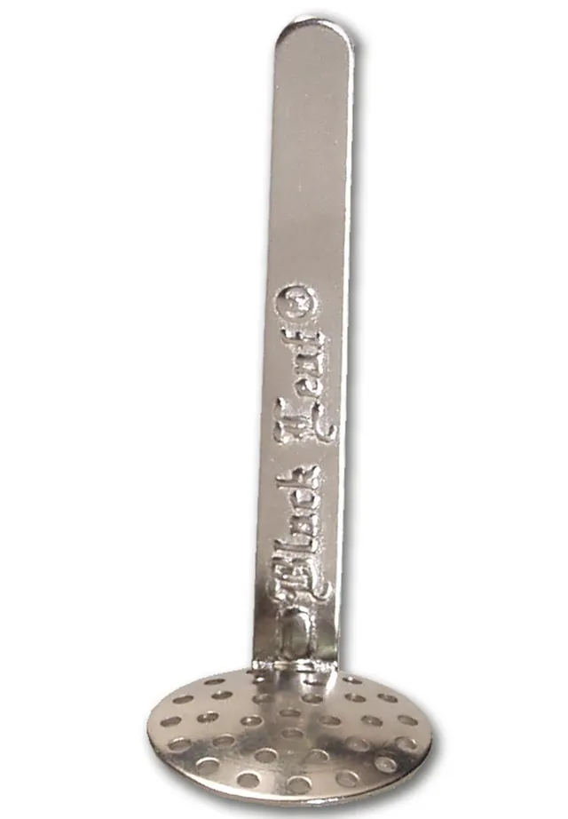 Black Leaf Stainless Steel Spoon Screens retine per pipe Ø 18 mm
