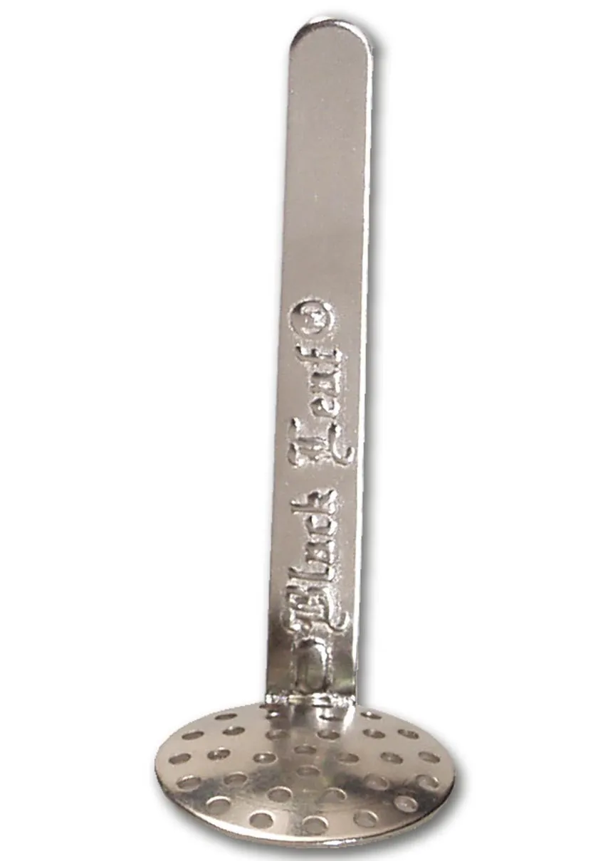 Black Leaf Stainless Steel Spoon Screens retine per pipe Ø 18 mm