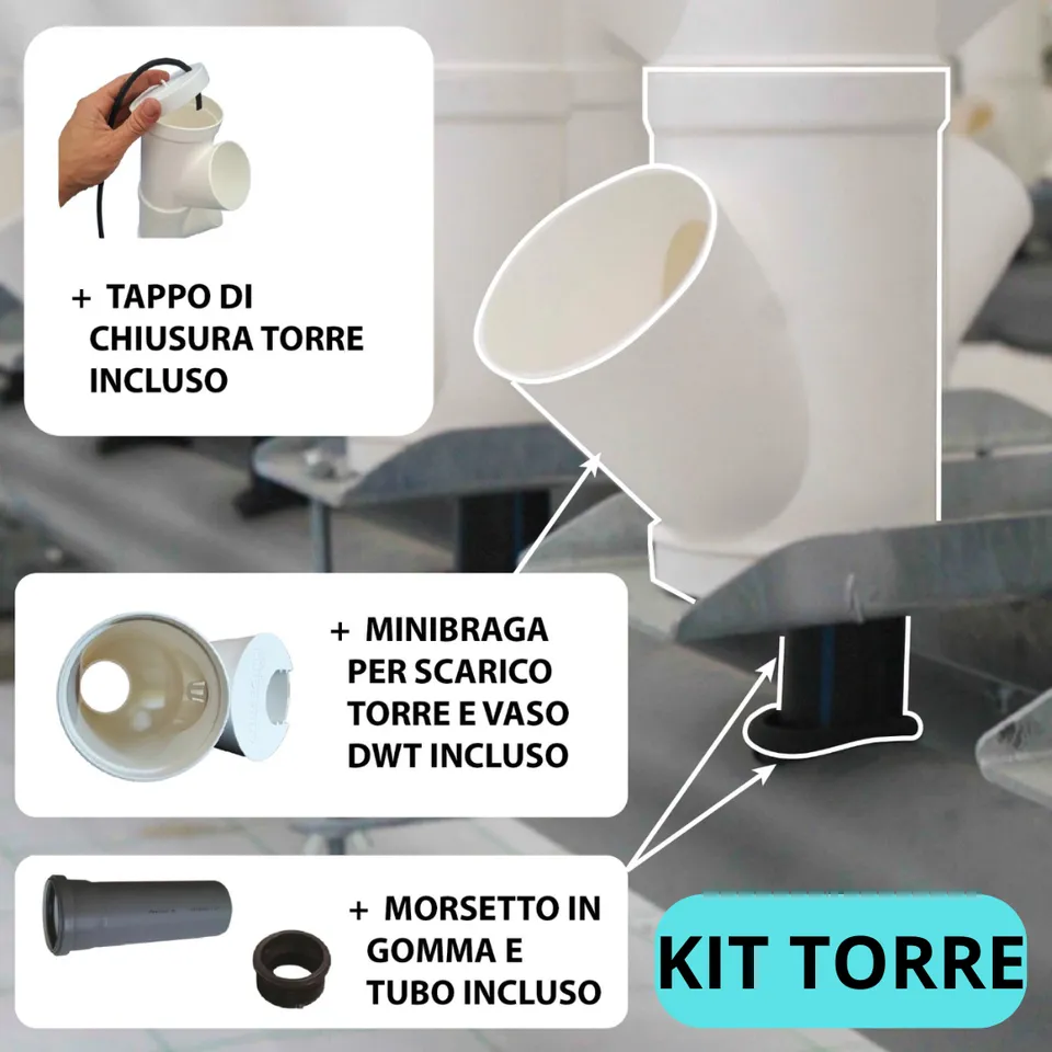Aquaponic Design Minibraga kit TORRE DI COLTIVAZIONE IN IDROPONICA-ACQUAPONICA